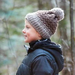 maximo - Boy-Mütze mit Pompon und Vollfutter - Mütze