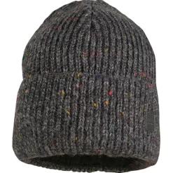 maximo - Girl-Beanie Effektgarn Jerseyfutter mit Umschlag - Mütze
