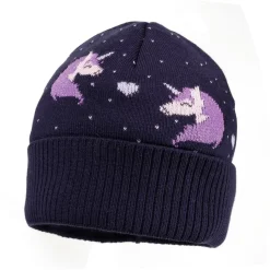 maximo - Girl-Mütze Einhorn mit Umschlag und Futter - Mütze