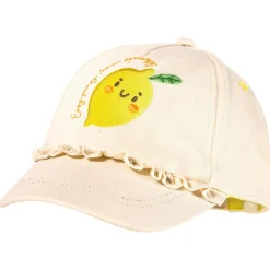 maximo - Kid's Mini Girl Cap Lemon Klettverschluß - Cap