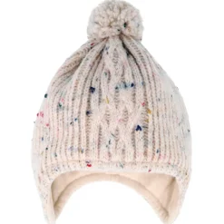 maximo - Kid's Mütze Rippe Mit Zopf - Mütze