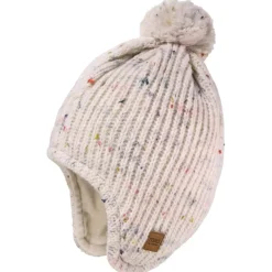 maximo - Kid's Mütze Rippe Mit Zopf - Mütze