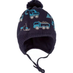 maximo - Mini Boy's Mütze mit Pompon und Band - Mütze