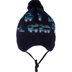 maximo - Mini Boy's Mütze mit Pompon und Band - Mütze