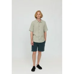 Mazine - Shortsleeve Linen Shirt - Hemd