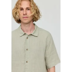 Mazine - Shortsleeve Linen Shirt - Hemd