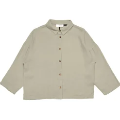 Mazine - Women's 3/4 Sleeve Linen Shirt - Bluse