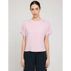 Mazine - Women's Crew Neck Viscose Blouse - Bluse