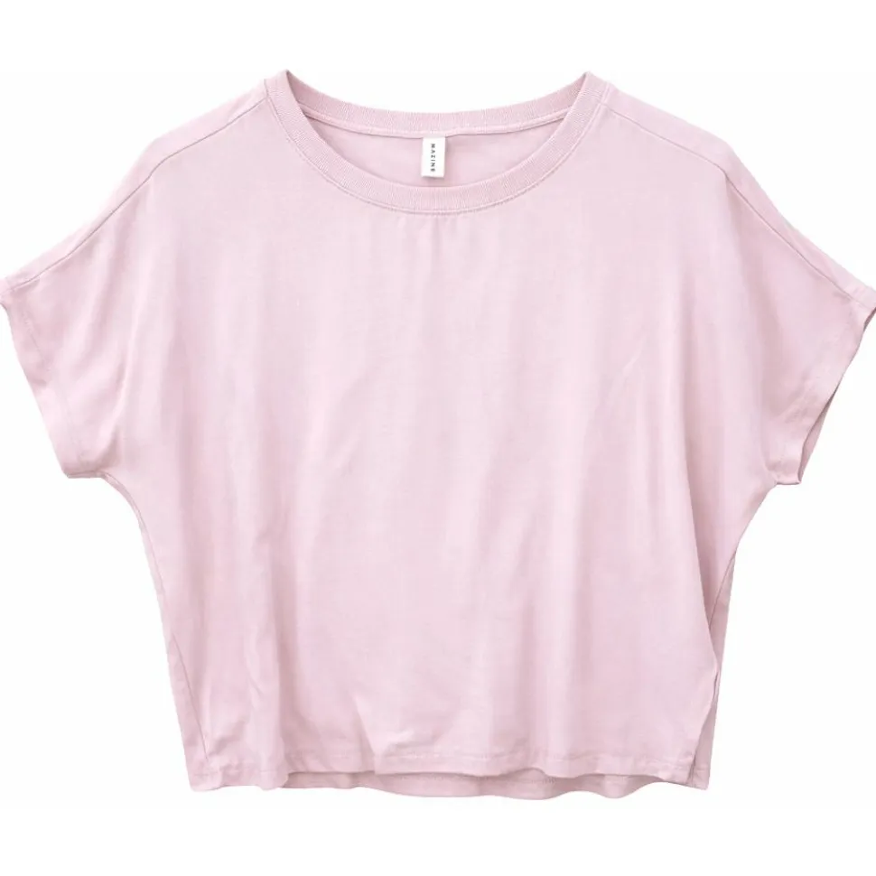 Mazine - Women's Crew Neck Viscose Blouse - Bluse