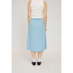 Mazine - Women's Denim Midi Skirt - Rock