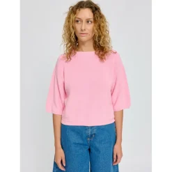 Mazine - Women's Half Sleeve Knit Jumper - Pullover