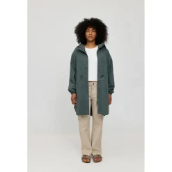 Mazine - Women's Light Parka Recycled Fabric - Mantel