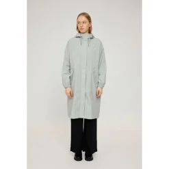 Mazine - Women's Oversized Rain Coat Recycled Fabric - Mantel