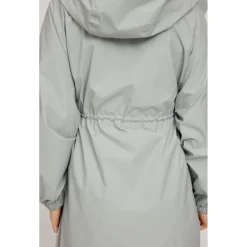 Mazine - Women's Oversized Rain Coat Recycled Fabric - Mantel