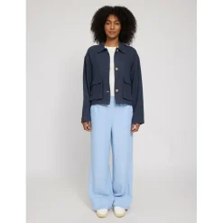 Mazine - Women's Short Linen Jacket - Freizeitjacke