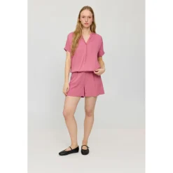 Mazine - Women's V-Neck Blouse - Bluse