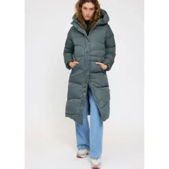 Mazine - Women's Waves Quilt Puffer Coat - Mantel