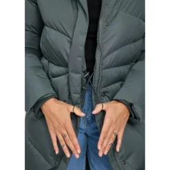 Mazine - Women's Waves Quilt Puffer Coat - Mantel