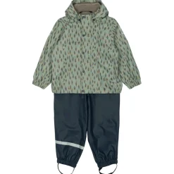 Mikk-Line - Kid's PU Rain Set with Fleece Suspension 104 - Regenset