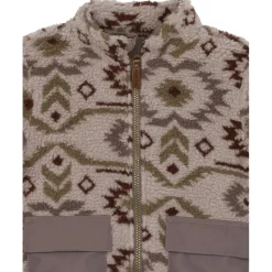 Mikk-Line - Kid's Teddy Mix Jacket AOP - Fleecejacke