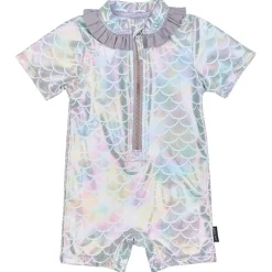 Mikk-Line - Kid's UV Suit Frill Recycled AOP - Lycra