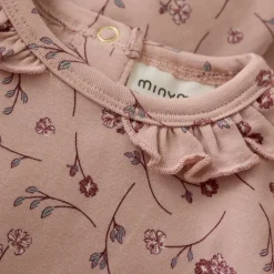 Minymo - Girl's T-Shirt L/S AOP - Longsleeve