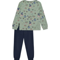 Minymo - Kid's Pyjamas L/S Set AOP 134260 - Alltagsunterwäsche