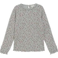 Minymo - Kid's T-Shirt L/S AOP Rib - Longsleeve