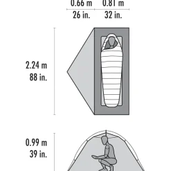 MSR - Hubba Hubba HD 1 Person - 1-Personen Zelt