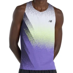 New Balance - Race Day Ultra Light Printed Singlet - Tank Top