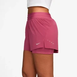 Nike - Women's Swift Dri-Fit Mid-Rise 2-In-1 Shorts - Laufshorts