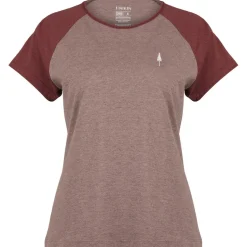 NIKIN - Women's TreeShirt Raglan Colorblock Coffee - Funktionsshirt