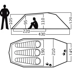 Nordisk - Oppland 3 SI (2.0) Tent - 3-Personen Zelt