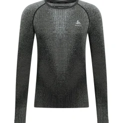Odlo - BL Top Crew Neck L/S Performance Warm Blackcomb - Kunstfaserunterwäsche