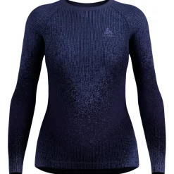 Odlo - Women's BL Top Crew Neck L/S Perf. Warm Blackcomb - Kunstfaserunterwäsche