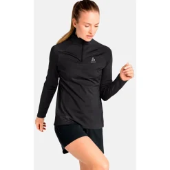 Odlo - Women's Mid Layer 1/2 Zip Essential Ceramiwarm - Funktionsshirt
