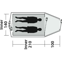 Outwell - Cloud 2 - 2-Personen Zelt