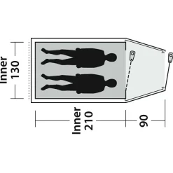 Outwell - Earth 2 - 2-Personen Zelt