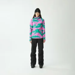 Picture - Women's Pagaya Printed High Fleece - Longsleeve
