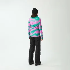 Picture - Women's Pagaya Printed High Fleece - Longsleeve