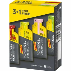 PowerBar - Powergel 3+1 Gratis - Multiflavour Vorteilspack - Energiegel