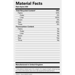 Rab - Alpine 800 - Daunenschlafsack
