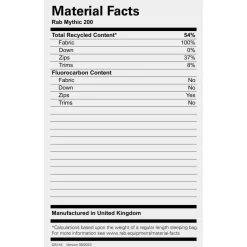 Rab - Mythic 200 - Daunenschlafsack