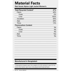 Rab - Women's Xenair Alpine Light Jacket - Kunstfaserjacke