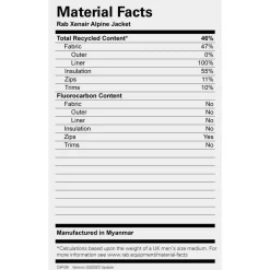 Rab - Xenair Alpine Jacket - Kunstfaserjacke