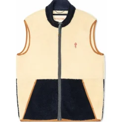 Revolution - Fleece Vest in Block Colors - Fleeceweste