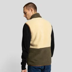 Revolution - Fleece Vest in Block Colors - Fleeceweste