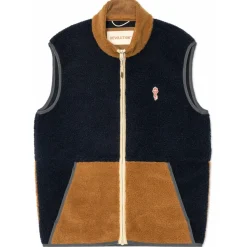 Revolution - Fleece Vest in Block Colors - Fleeceweste