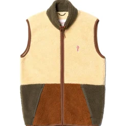 Revolution - Fleece Vest in Block Colors - Fleeceweste