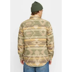 Revolution - Zipped Overshirt Aztec - Hemd